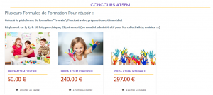 Formation au concours atsem