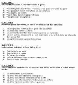 Sujet corrigé du CDG 41 - Concours Atsem 2021 - Page 6