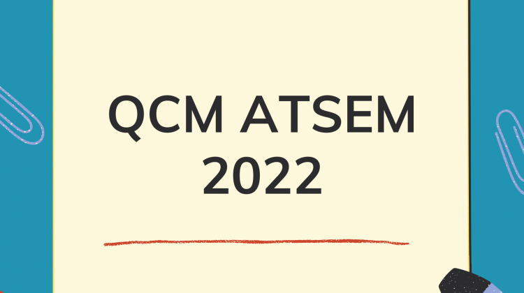 QCM Atsem 2022 - Correction et Sujet