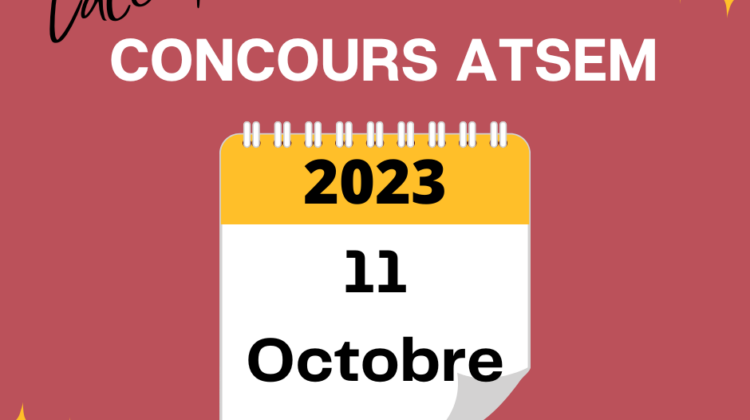 Concours Atsem 2023 - Dates inscription