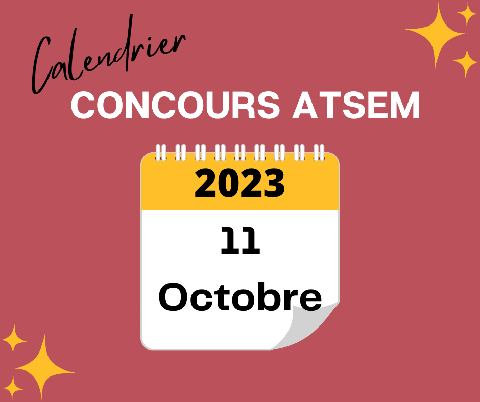 Concours Atsem 2023 - Dates inscription