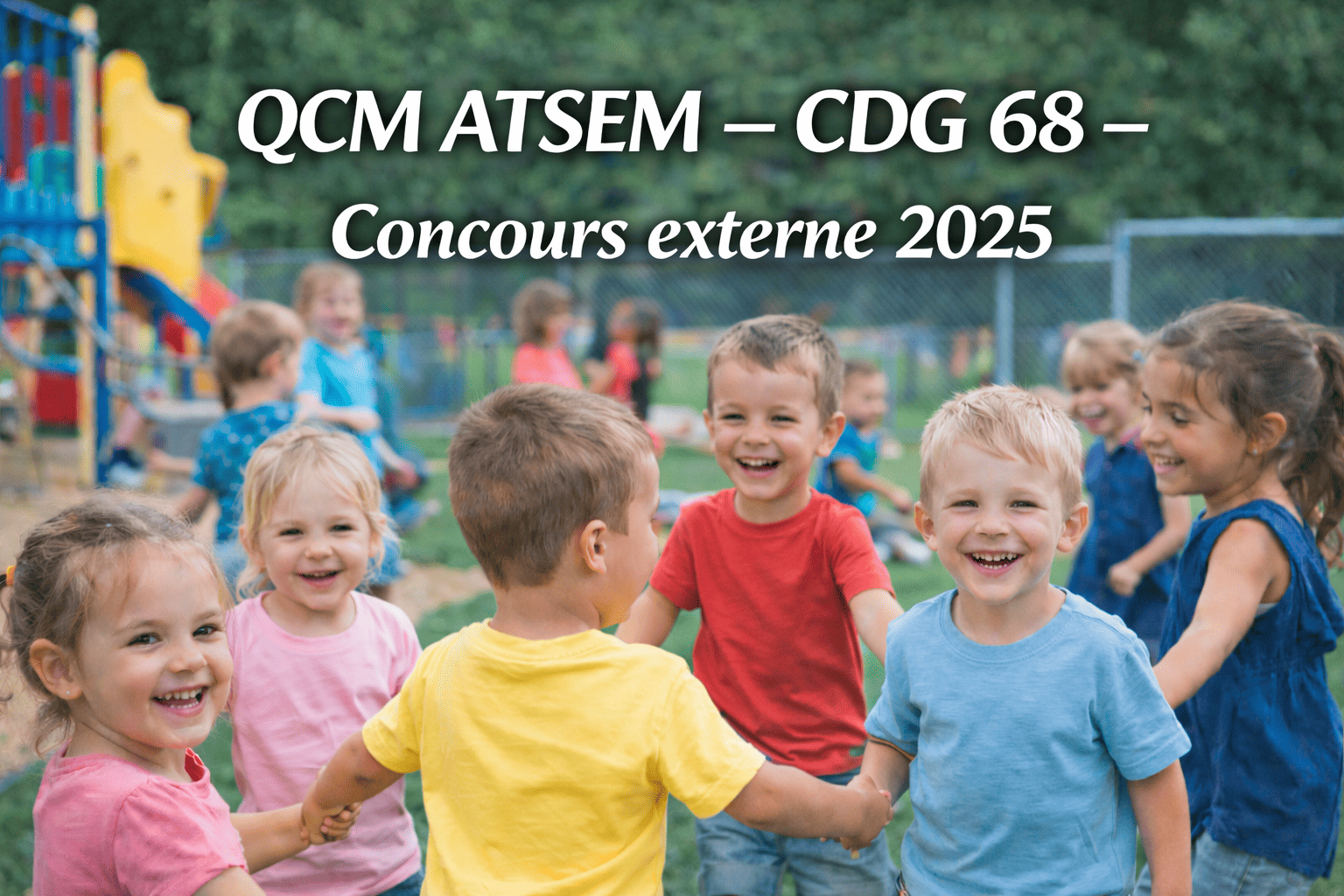 QCM ATSEM – CDG 68 – Concours externe 2025