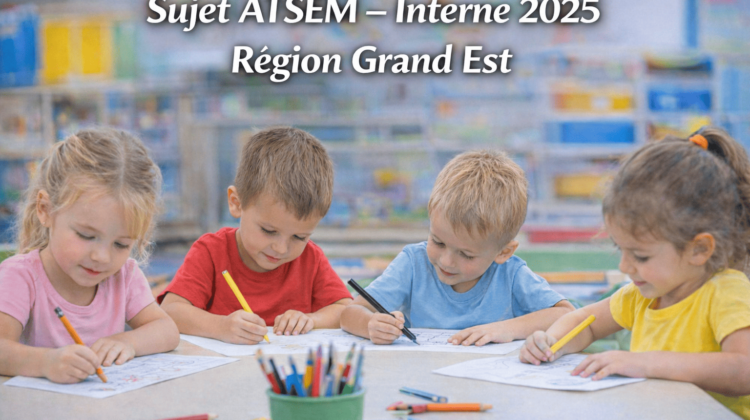 Sujet Interne Atsem Grand Est 2025