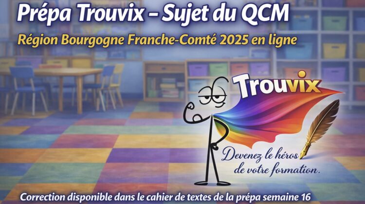 Sujet Corrigé Concours ATSEM 2025 Bourgogne Franche Comté