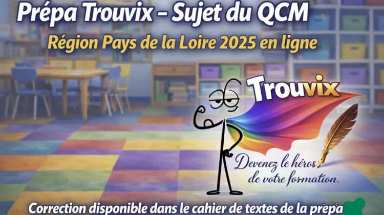 Sujet Corrigé Concours ATSEM 2025 Pays de la Loire