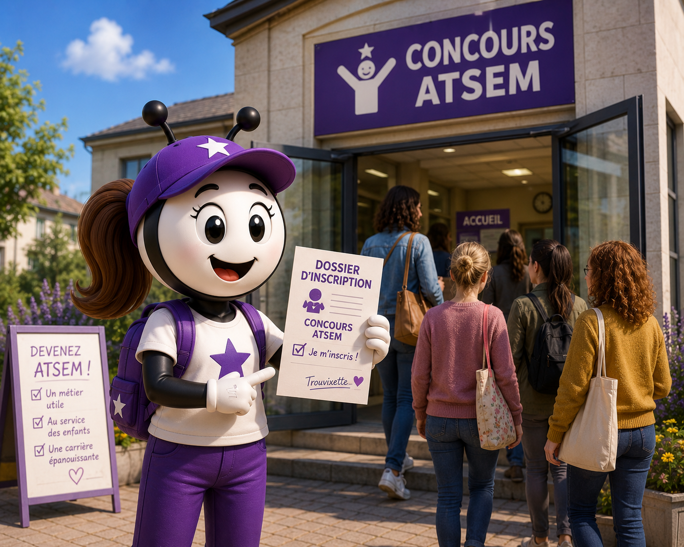 Démarches d’inscription au concours ATSEM